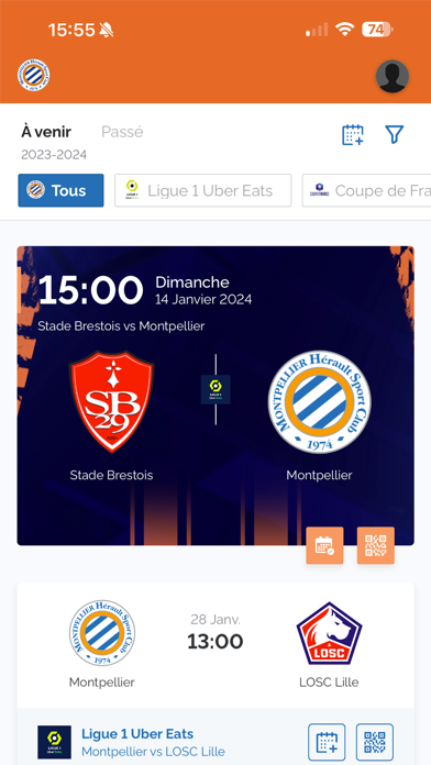 Montpellier Hérault Sport Club Screenshot