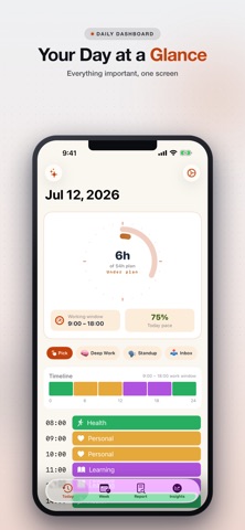 TimeAudit Hour Ledger screenshot