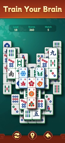 Shanghai Mahjongg Puzzle iPhone screenshot