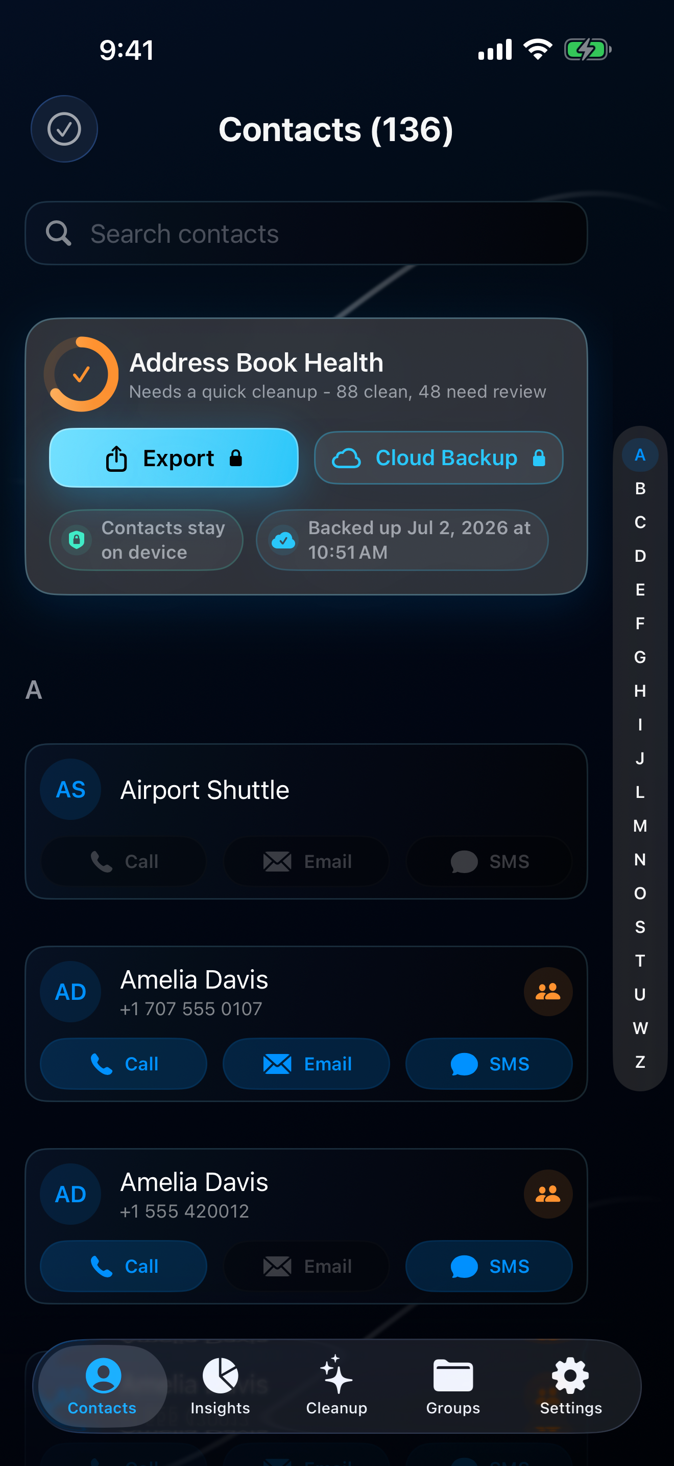 Contacts Duster - Cleaner screenshot 8