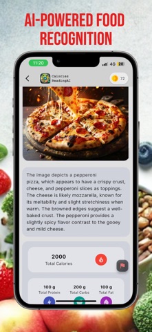 Calories Reading AI -Dietitian iPhone screenshot