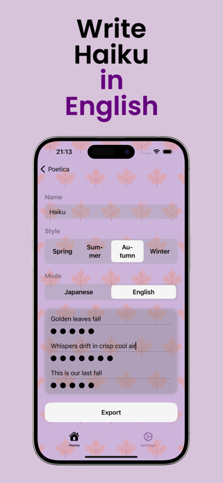Poetica - Write & Discover Screenshot 1 of 3