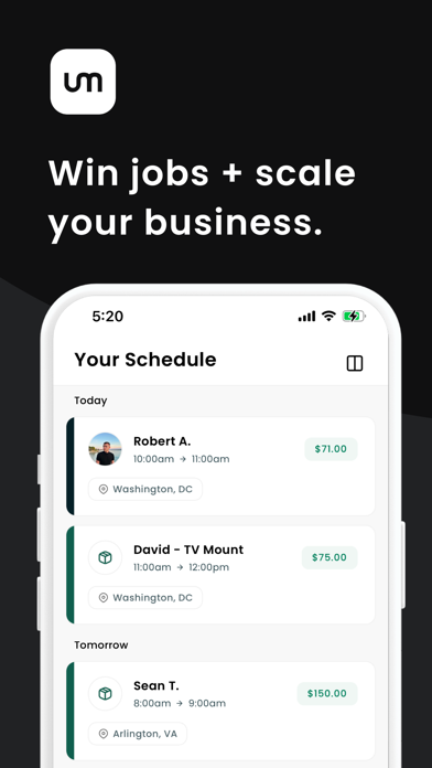 Screenshot 1 of UrbanMount For Pros App