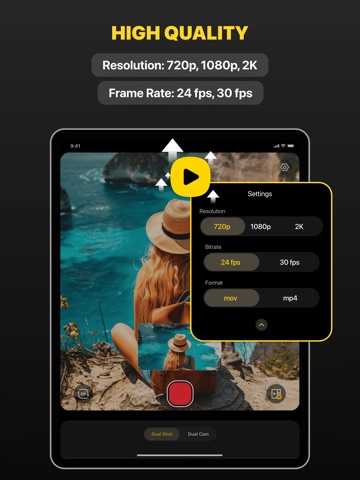 Dual Shot - Dual Camera iPad screenshot