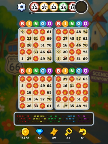 Bingo Road Trip Adventure iPad screenshot