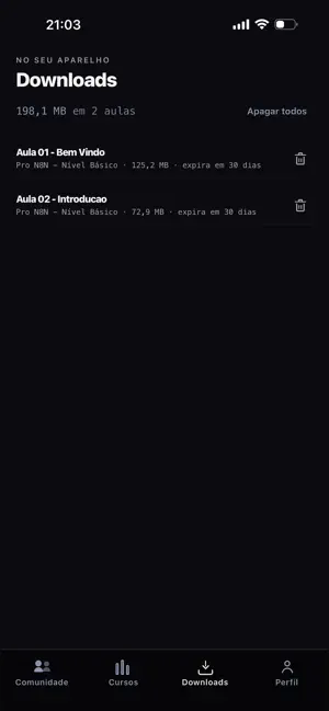 Vestigo Alunos screenshot 2