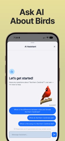 Bird Sound Identifier Call Id iPhone screenshot