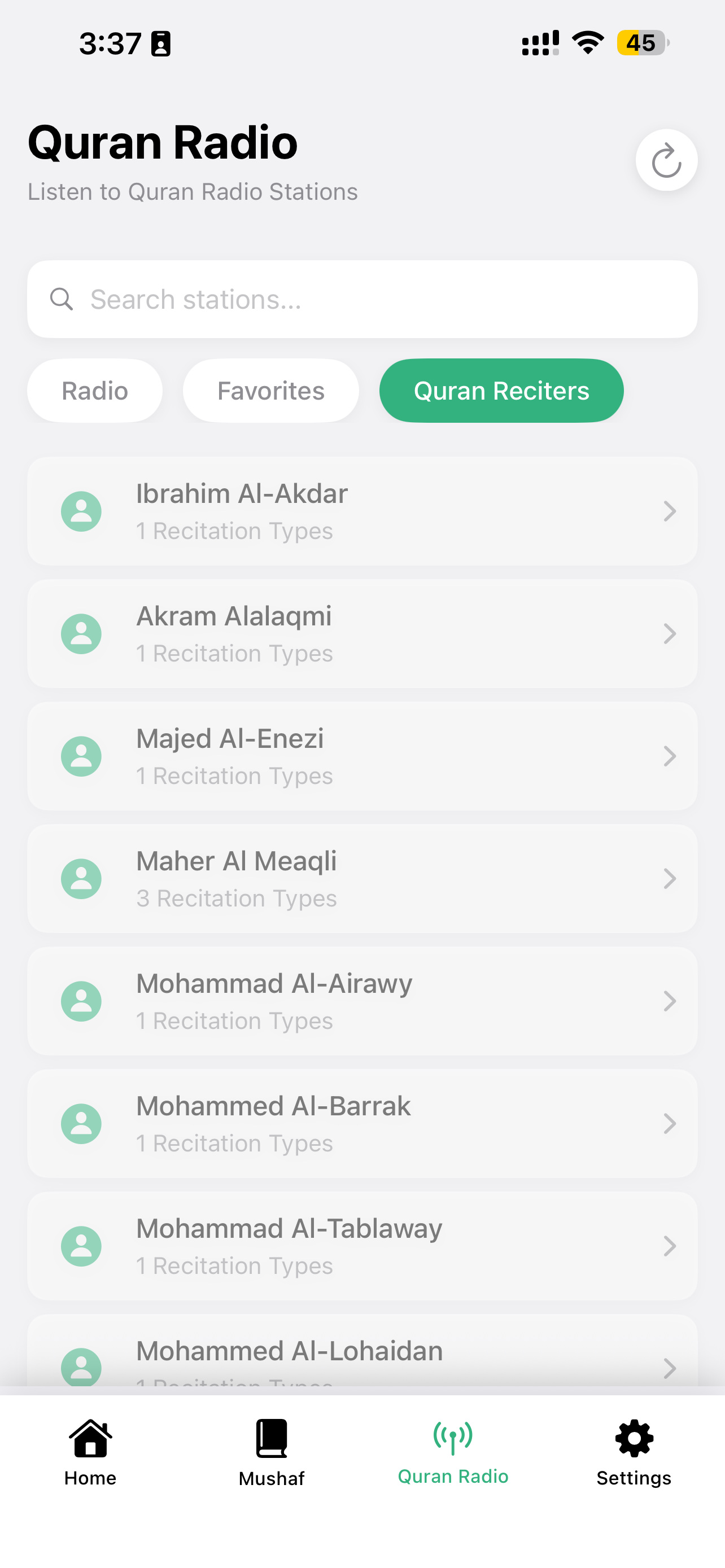 RadioQuranPro screenshot 7
