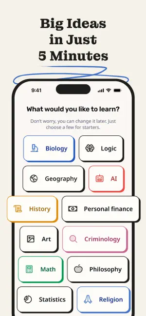 Growbit - Daily Micro Learning iPhone screenshot 2