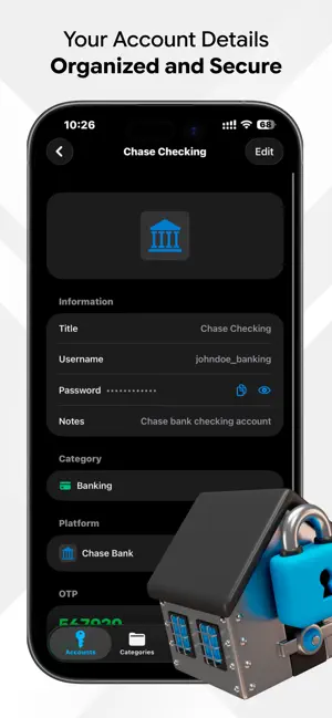 WebiPass - OTP & Passwords screenshot 2