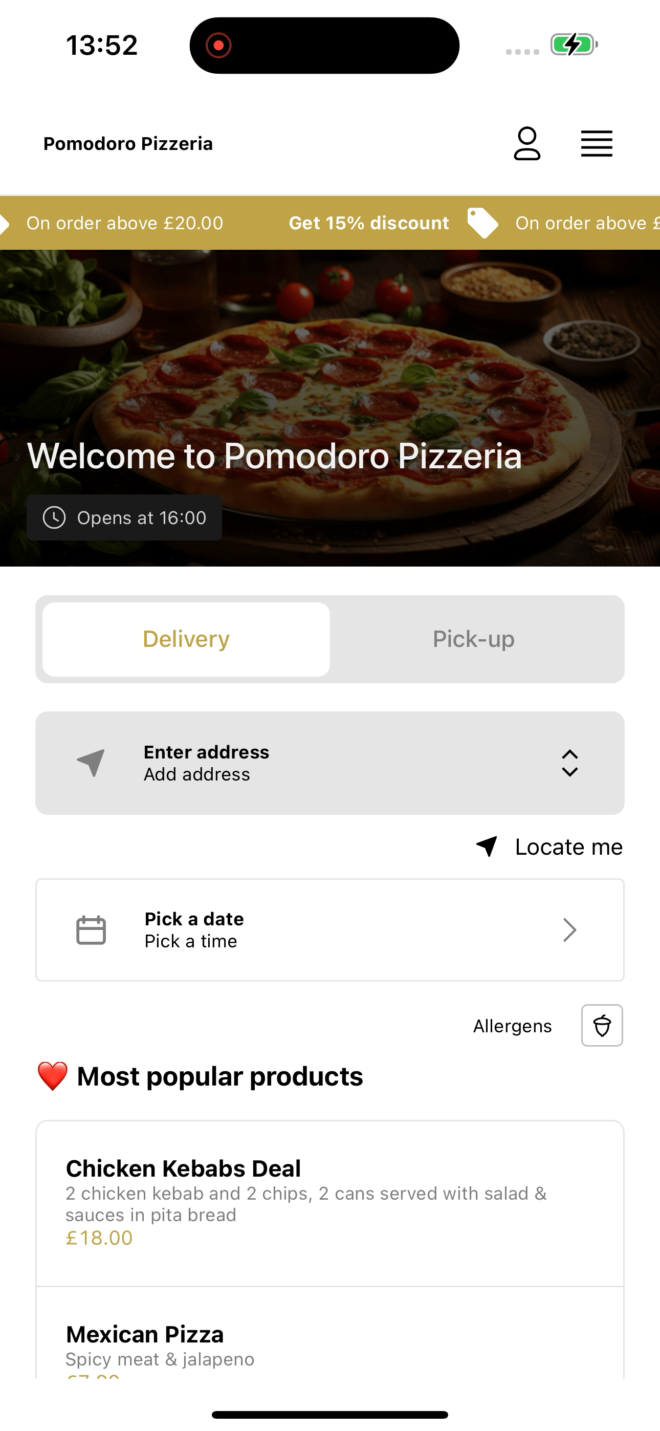 Pomodoro Pizzeria screenshot 6
