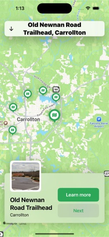 CarrolltonGreenbelt iPhone screenshot