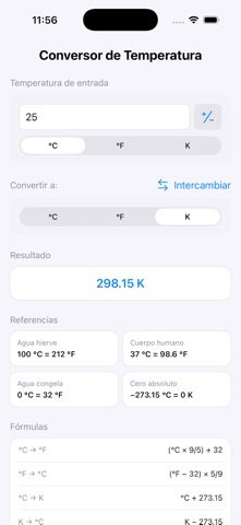 ConvTemp screenshot