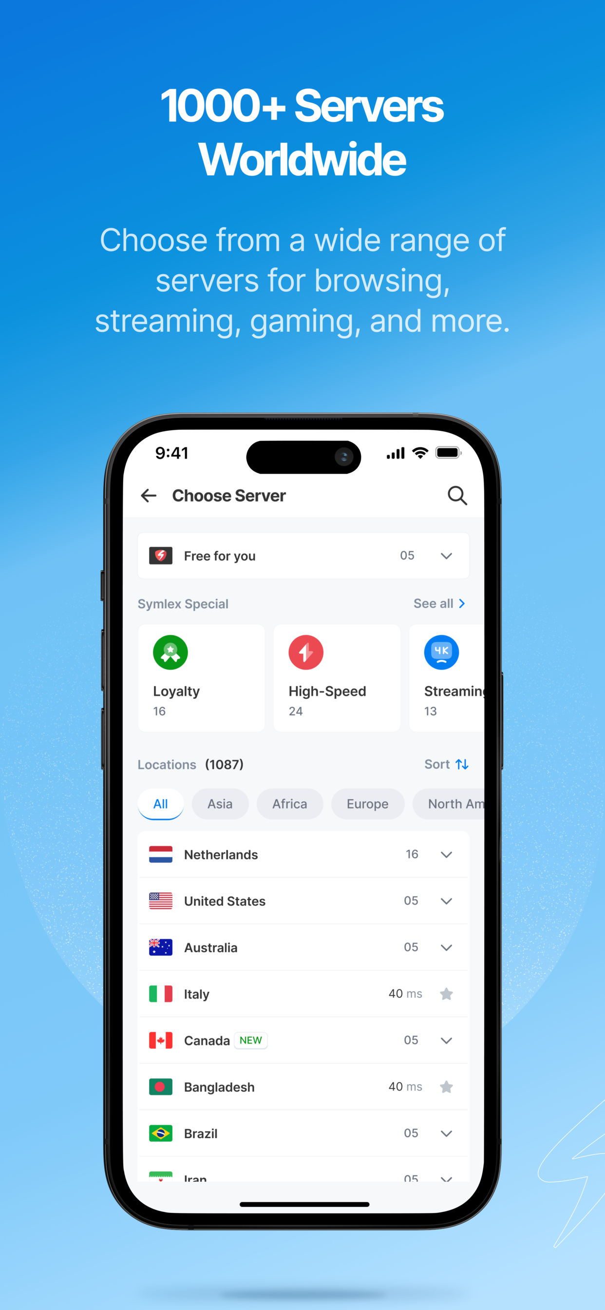 Symlex VPN: Safe & Fastest VPN screenshot 3