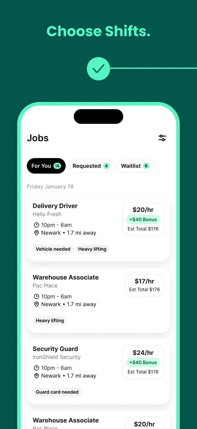 WorkWhile screenshot 3