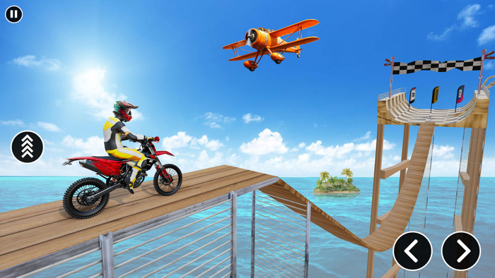 Offline Bike Stunt Racing Game