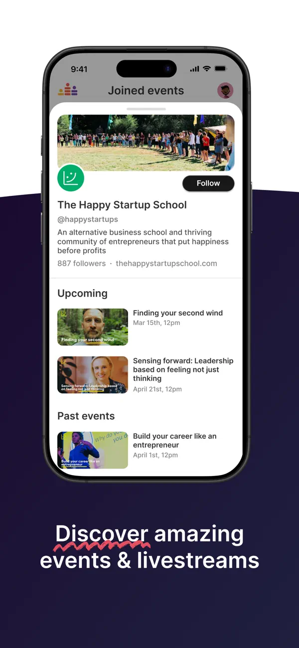 Screenshot #3 pour Crowdcast Mobile