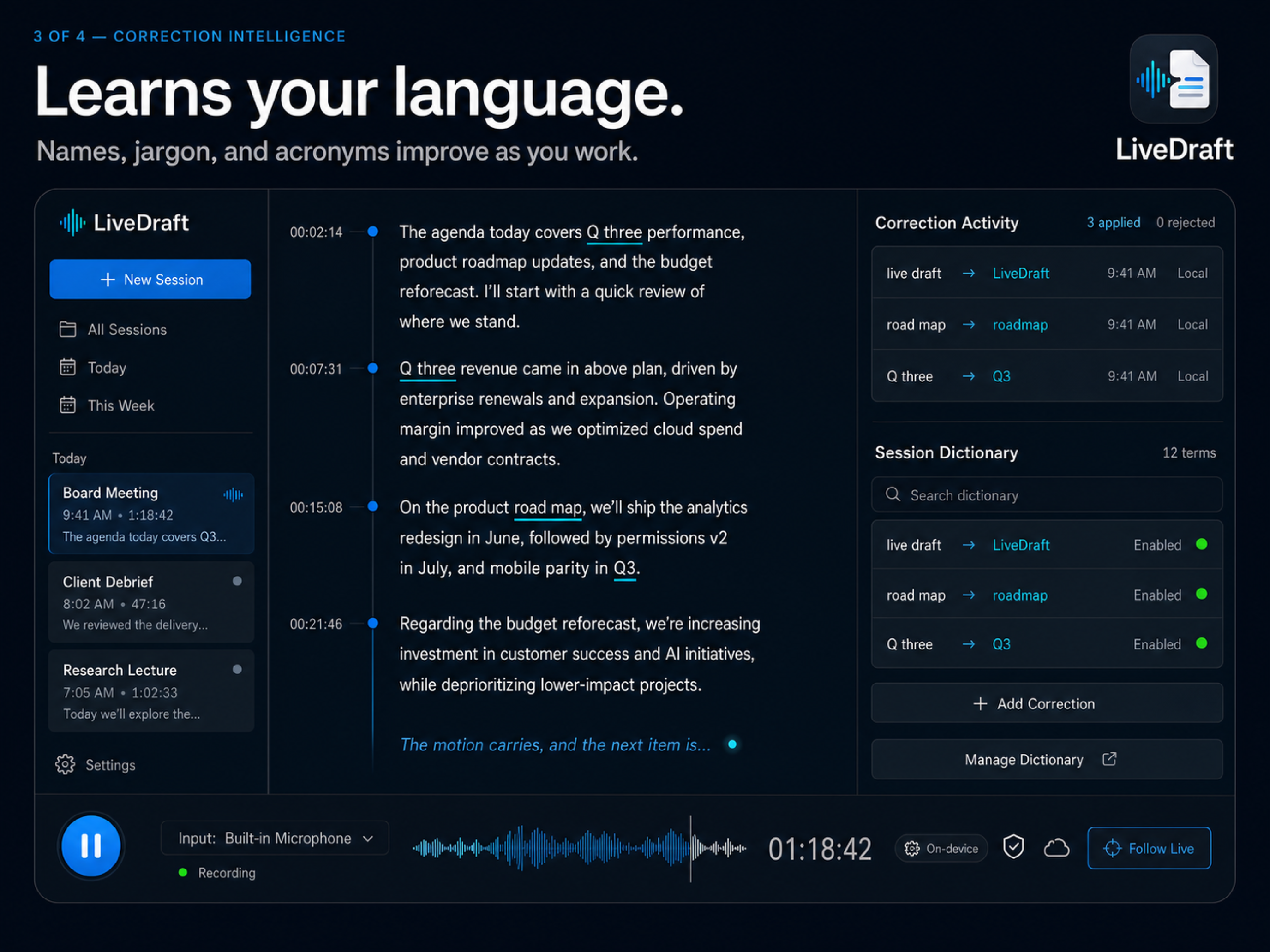 LiveDraft screenshot 7