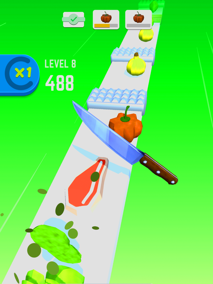 تحدي تقطيع الطعام والفواكه