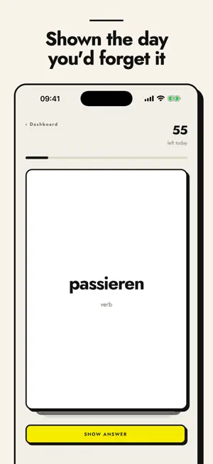 Genau: German Flashcards screenshot 2