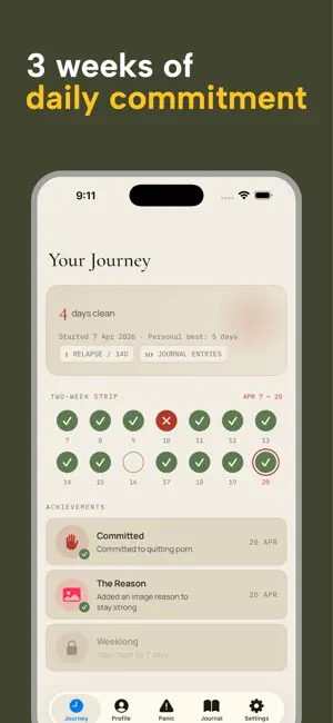 StayClear - Quit that Habit! screenshot 1