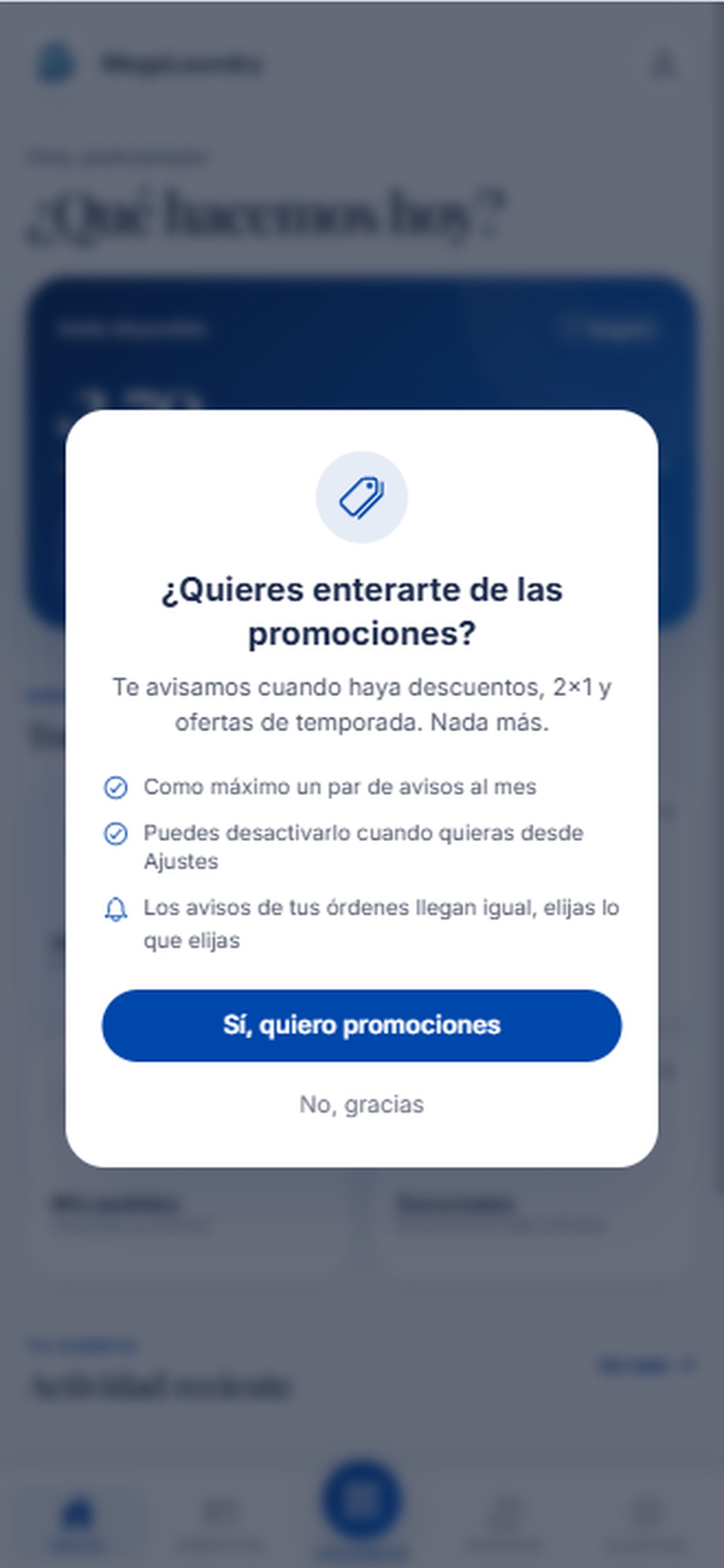 Screenshot 2 of MegaLaundry App