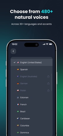 Text to Speech (AI) screenshot