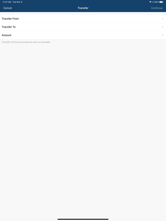 The Southern Bank iPad screenshot 4 - Finance app