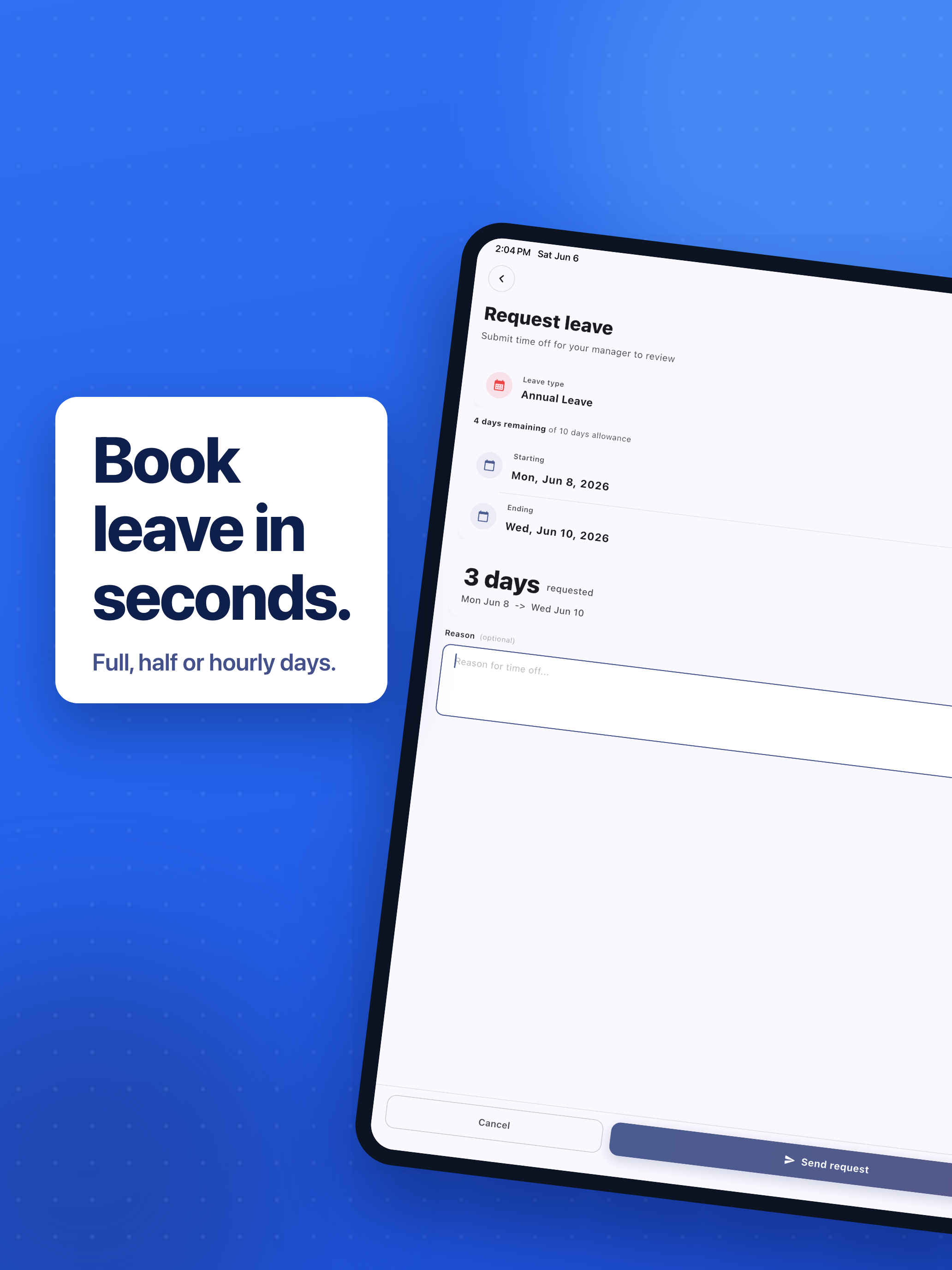 BookYourPTO screenshot 13