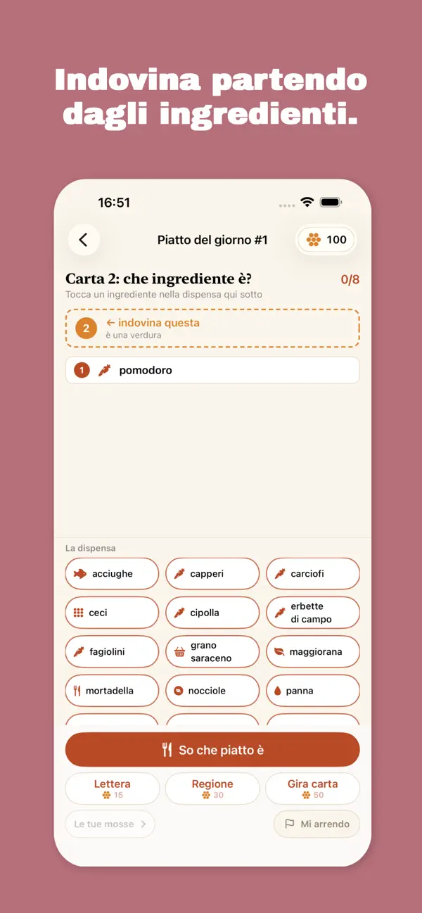 Schermata 3 di Saporio - Quiz cucina italiana