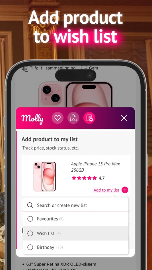 #5. Molly Shopping Assistent (macOS) De: Bownty
