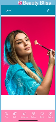 Beauty Bliss : TouchUp & Style iPhone screenshot