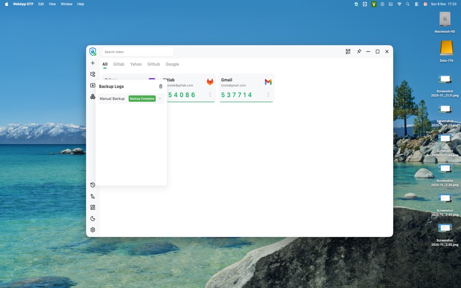 #10. WebApp Authenticator (macOS) โดย: Huy Vu