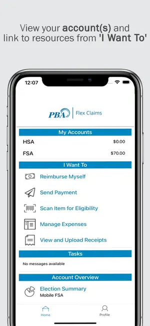 PBA Flex screenshot 1