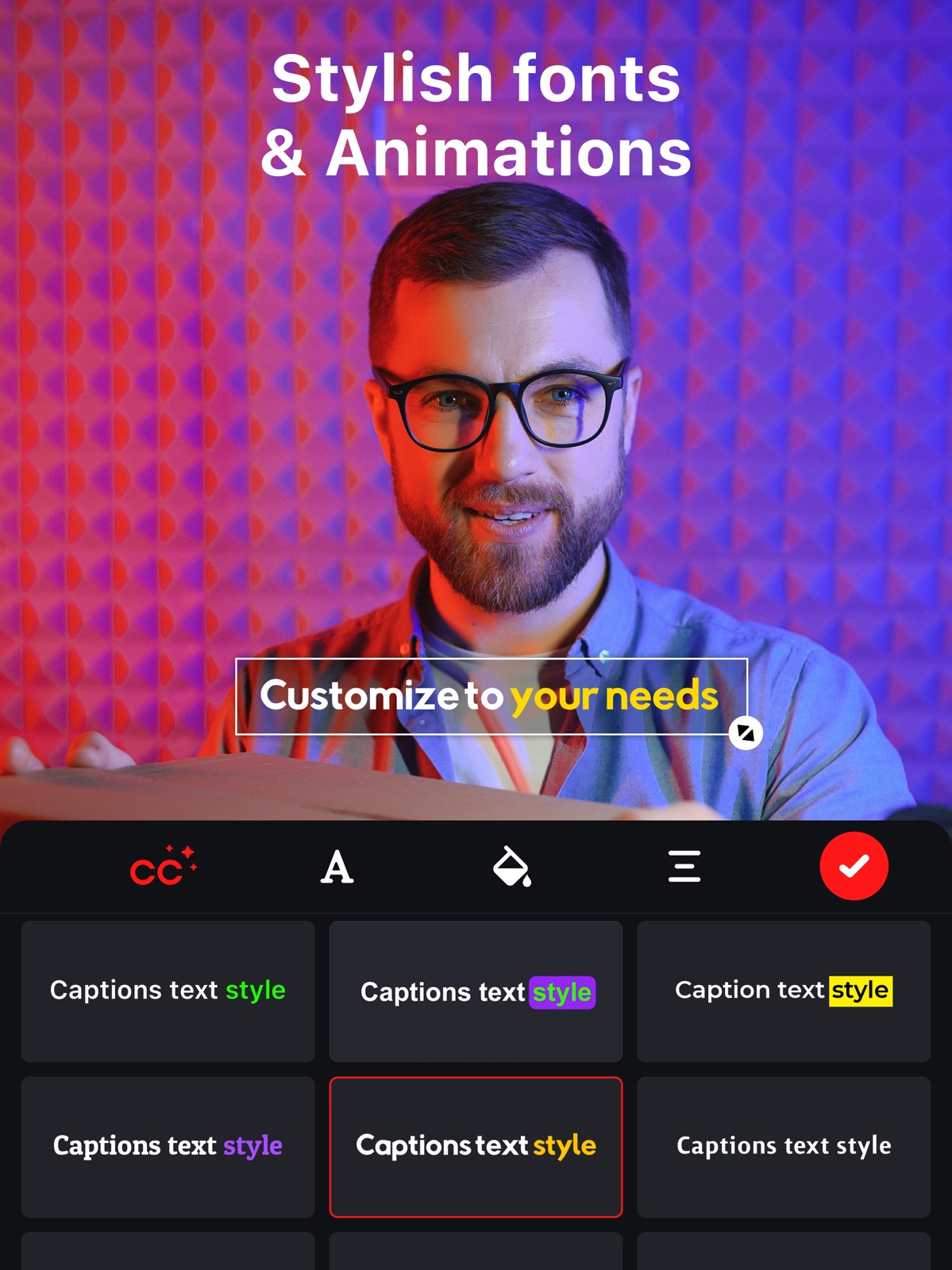 Auto Captions: Video Subtitles ipad screenshot 3