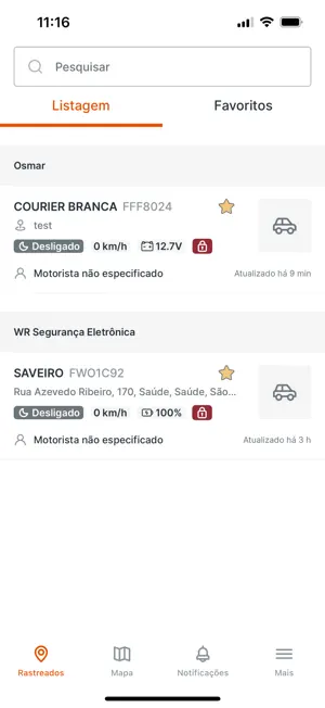Rac Rastreamento screenshot 2