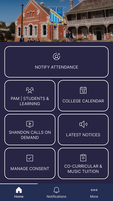 Assumption College iPhone screenshot