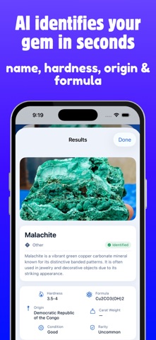 Gemstone identifier by Picture screenshot