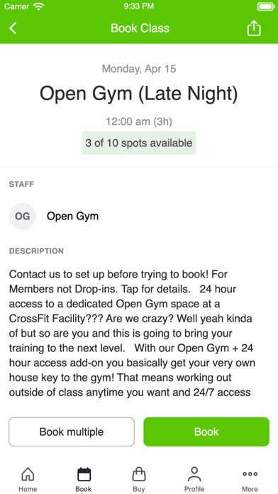 CrossFit Oahu Screenshot