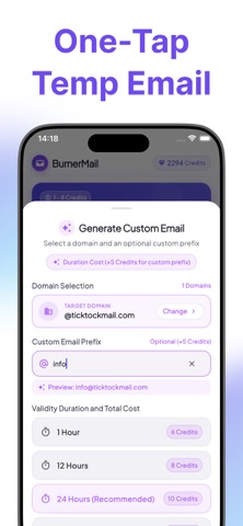 BurnerMail: Temp Email App Screenshot 5 of 5