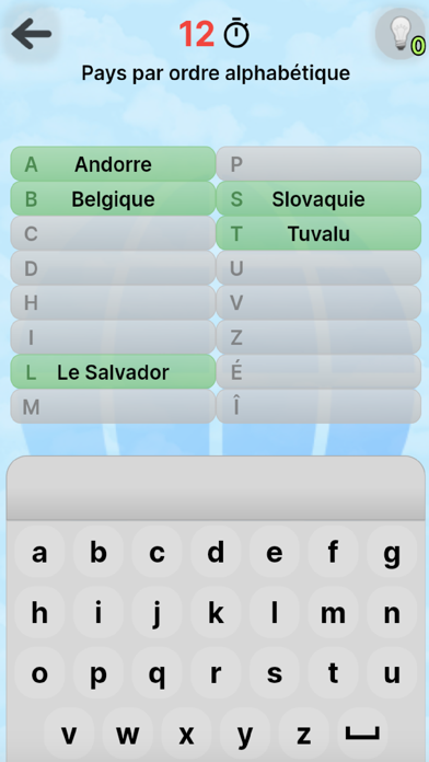 Screenshot #1 pour Pays du Monde Pro