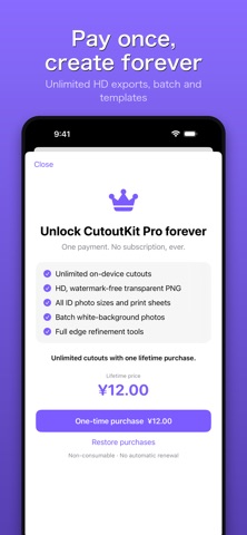 CutoutKit: Background Remover iPhone screenshot
