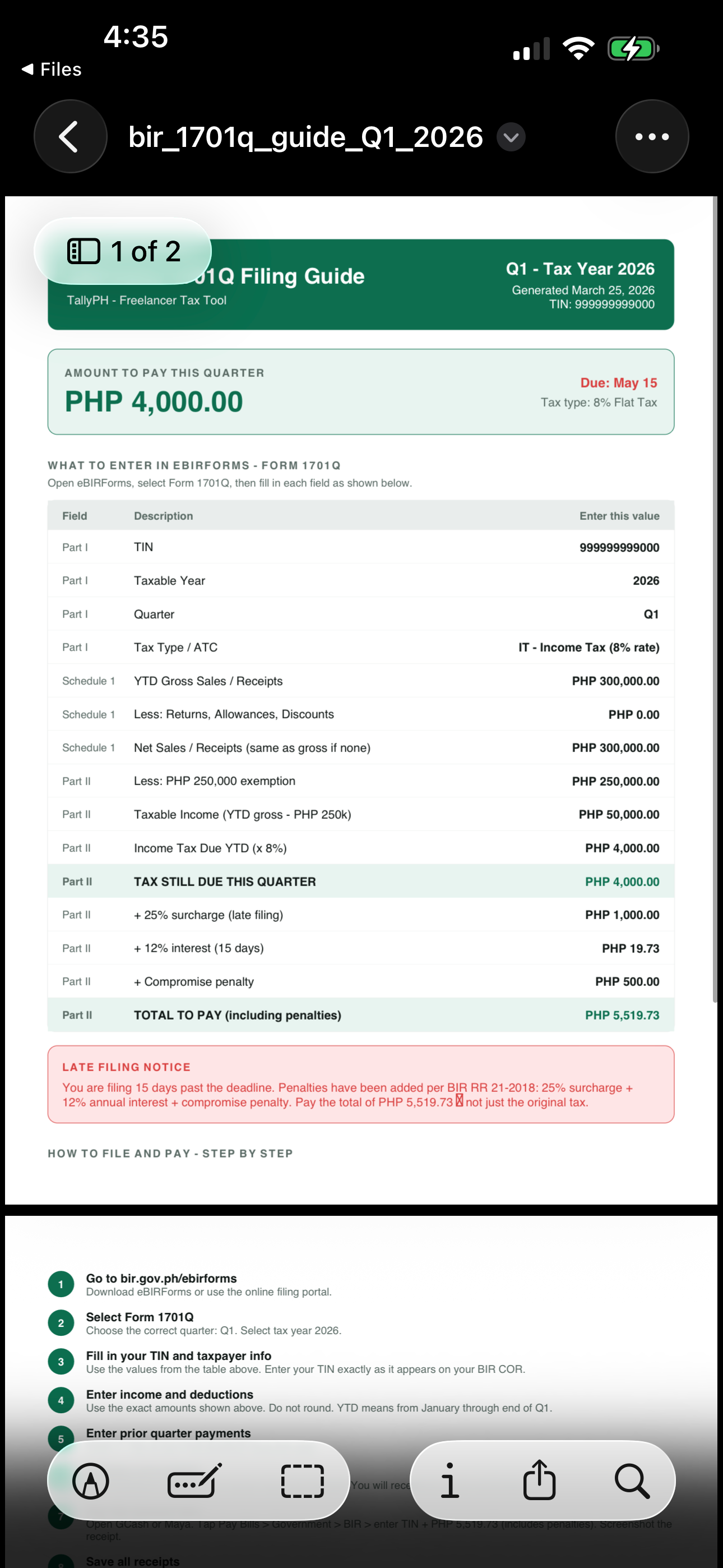 TallyPH: PH Tax & BIR Filing