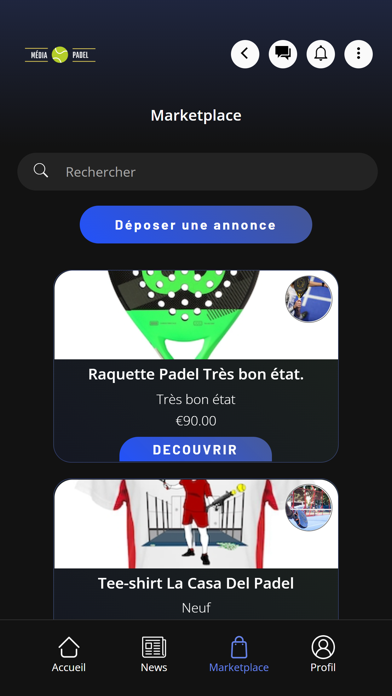 Media Padel Screenshot