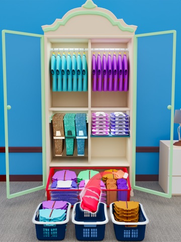 Fill the Closet Organizer iPad screenshot