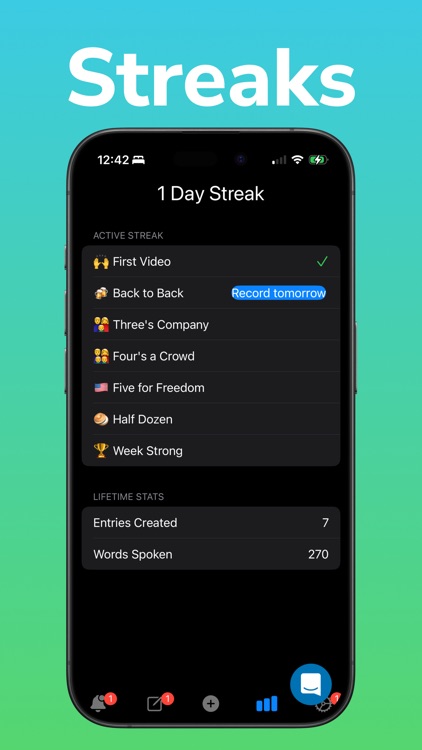 1 Minute Journal: Daily Videos screenshot-3
