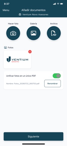 Ventium Novo Asesores screenshot