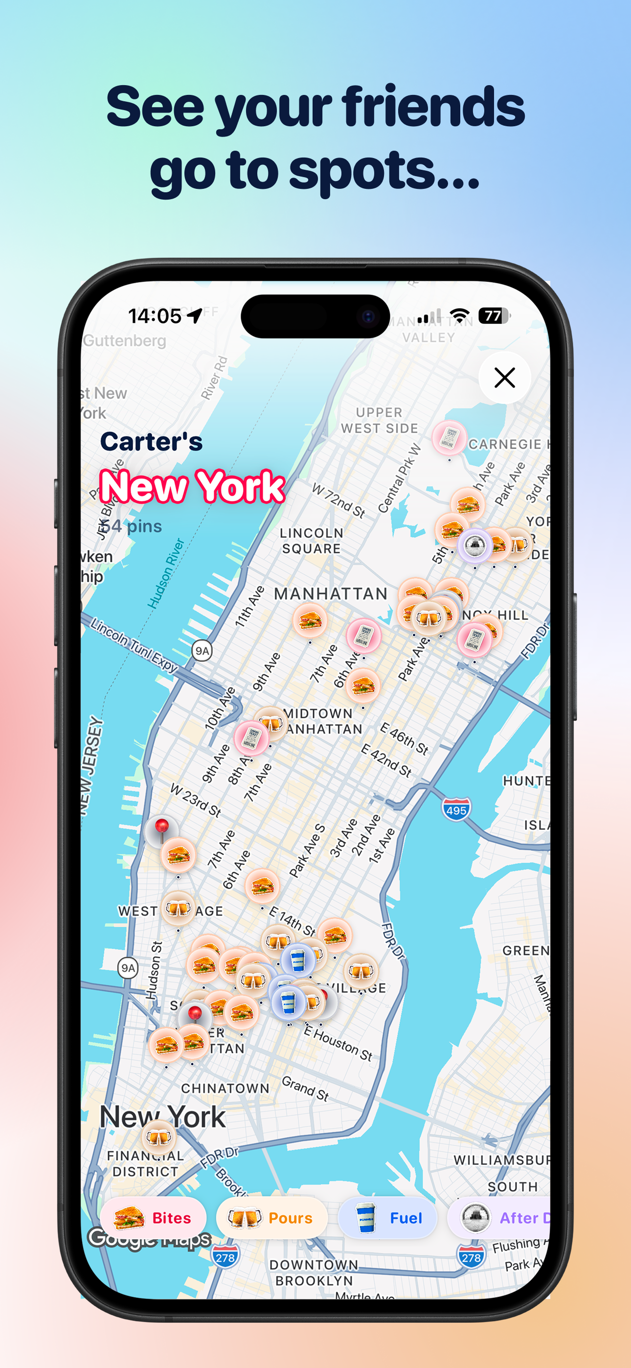 Pinned Social: Plans & Friends screenshot 6