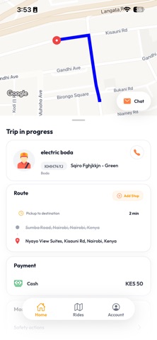 Swift - Request a ride screenshot