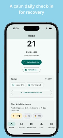 ClearDay - Sobriety Tracker screenshot